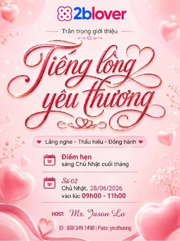 Hãy Nói Lên Tiếng Lòng Để Yêu Thương Đong Đầy